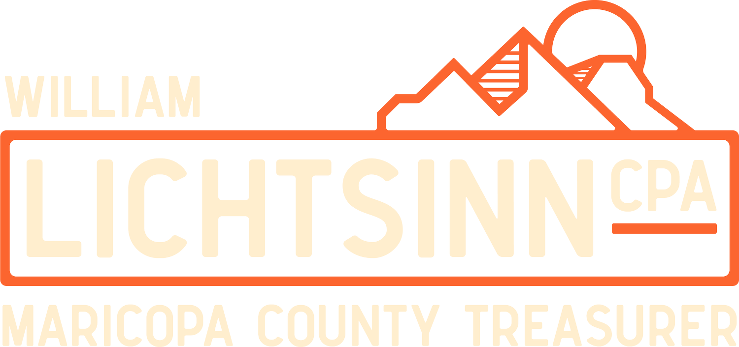 William Lichtsinn CPA for Maricopa County Treasurer